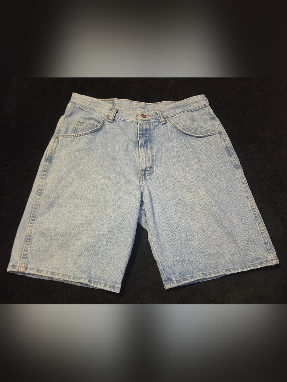Vtg Wrangler Light Wash Denim Jean Shorts